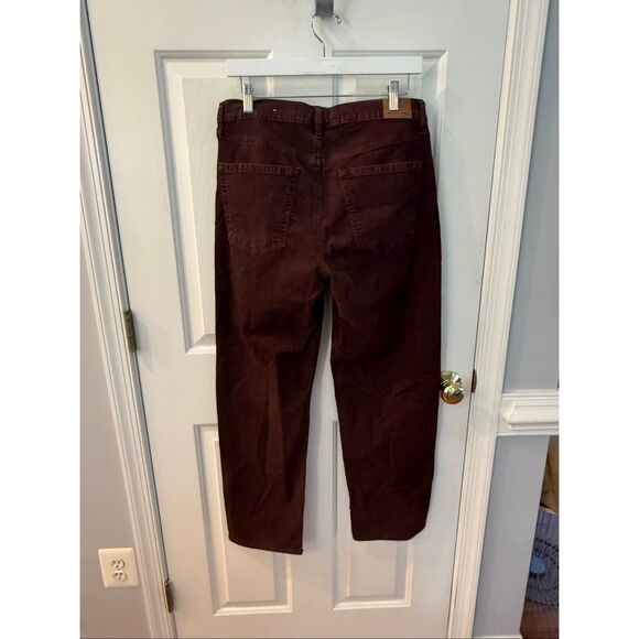 American Eagle Brown 90’s Straight Corduroy Jeans sz 10 - Picture 4 of 6